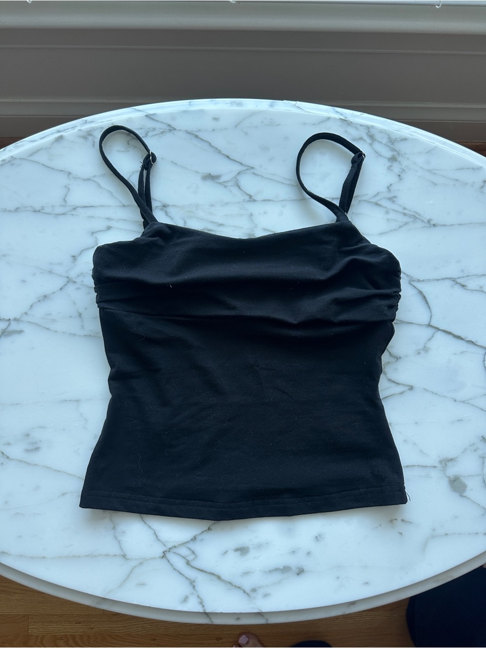 Princess Polly Black Ruched Cami